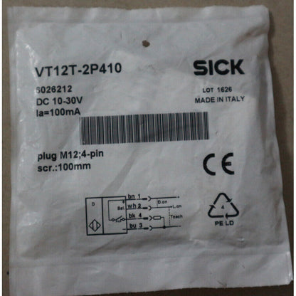 Sick VT12T-2P410 Photoelectric Switch - High-Efficiency Medical Use - SICK