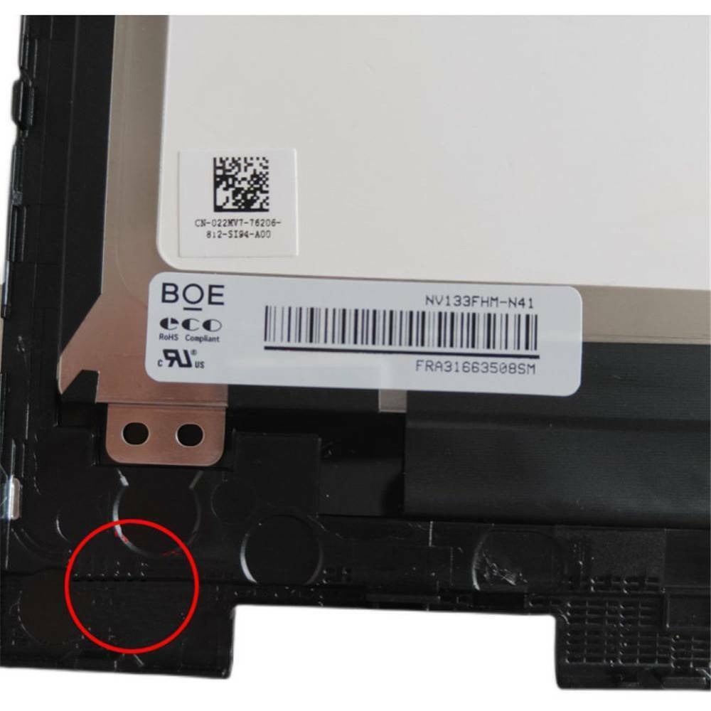 new 13.3" FHD Touch Screen Digitizer w/bezel NV133FHM-N41 Dell Inspiron 13 7368 - DELL