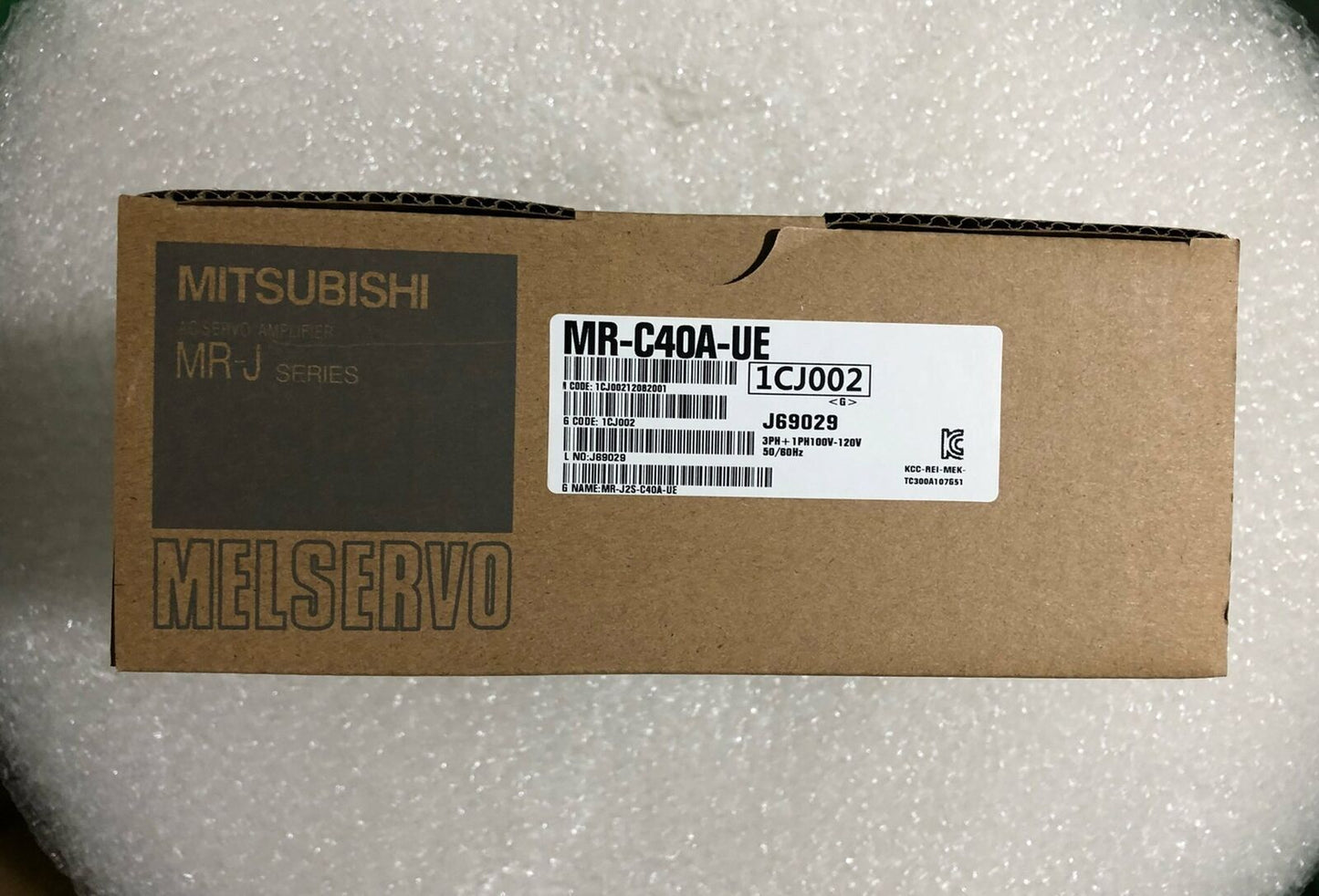 Mitsubishi MR-C40A-UE Servo Drive MRC40AUE One Year - MITSUBISHI