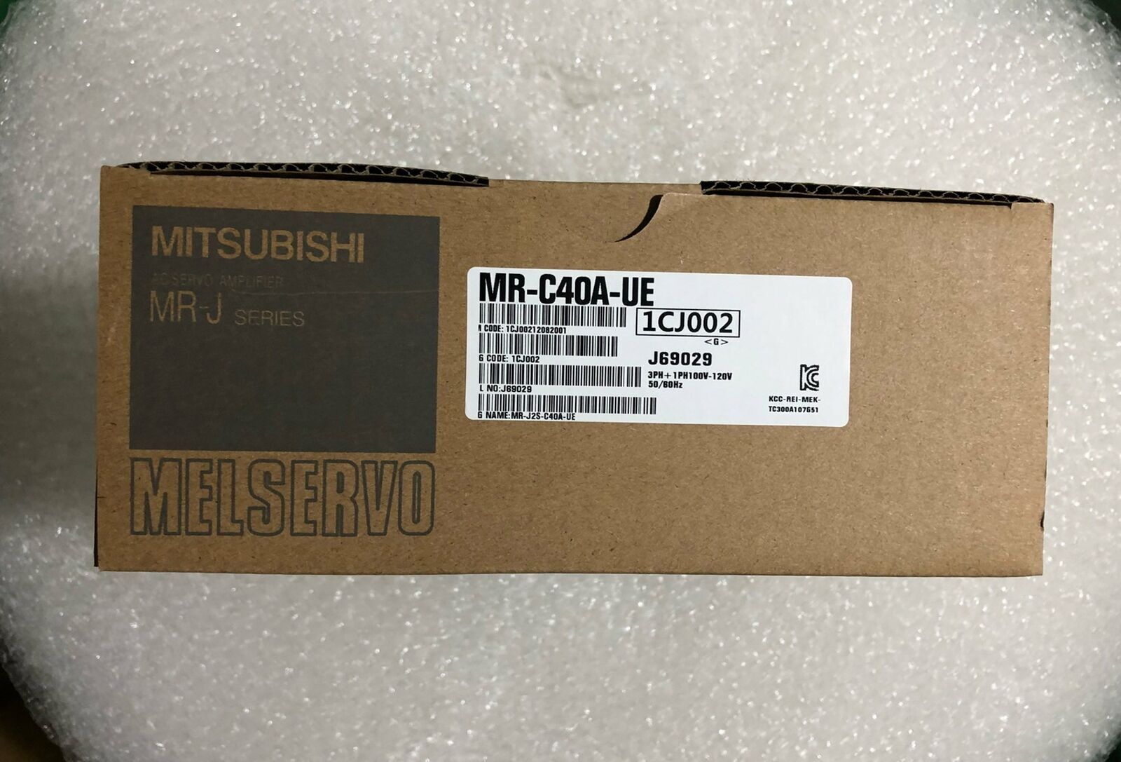 Mitsubishi MR-C40A-UE Servo Drive MRC40AUE One Year - MITSUBISHI
