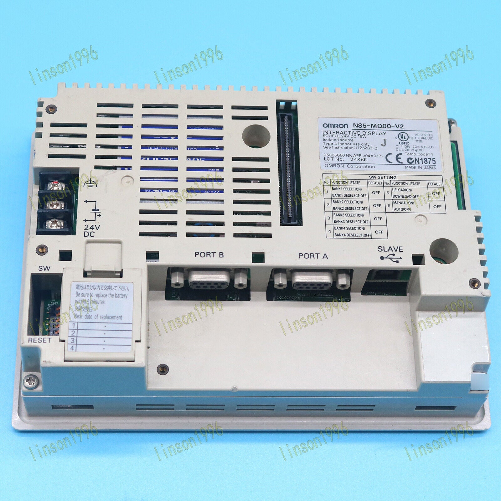 Used Omron NS5MQ00V2 Touch Panel, Tested and Working - OMRON