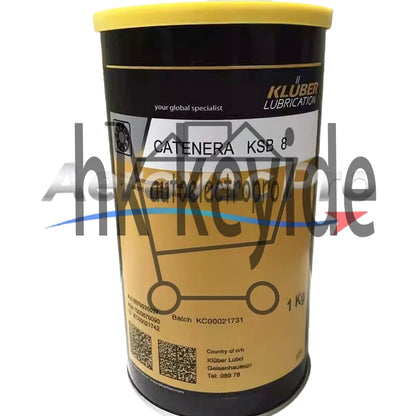 1Pcs KLUBER Lubrication CATENERA KSB 8 1Kg ( 2.2 LB) SAFE RELIABLE