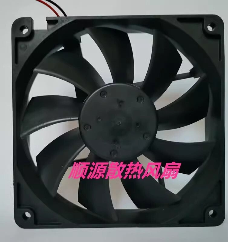 Costech D12A05HWBKQ84 DC24V 0.38A 12025 2-Wire Cooling Fan