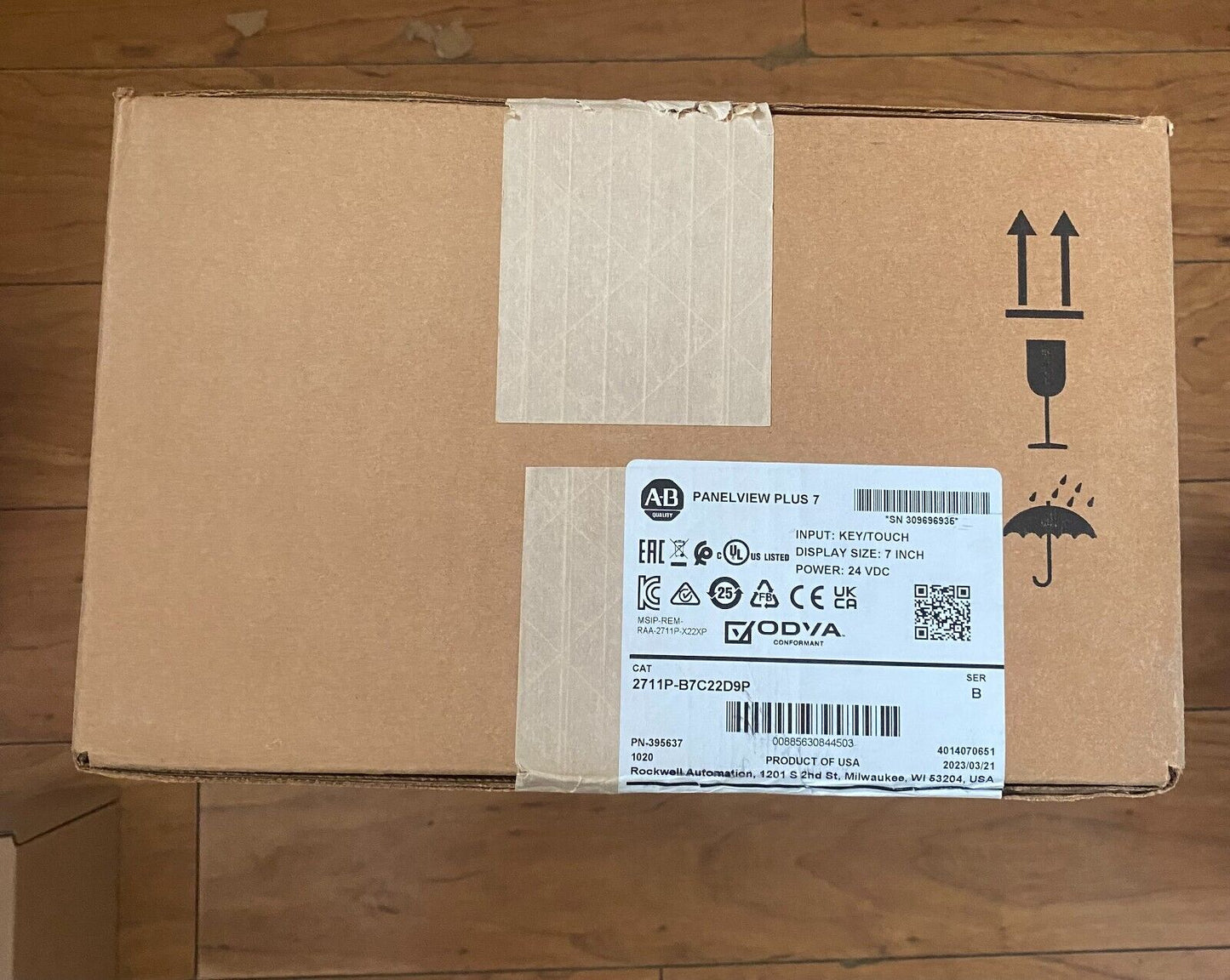 Allen Bradley 2711P-B7C22D9P PanelView PLUS 7 Graphic Terminal - SEALLED