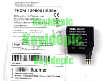 Baumer FHDM 12P5001/S35A Photo Electric Sensor Switch #ke