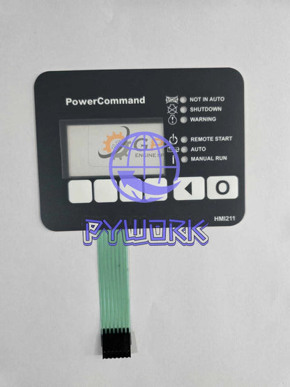 CUMMINS HMI 211 MEMBRANE STICKER; FOR HMI 211 CUMMINS DISPLAY (0300-6014)
