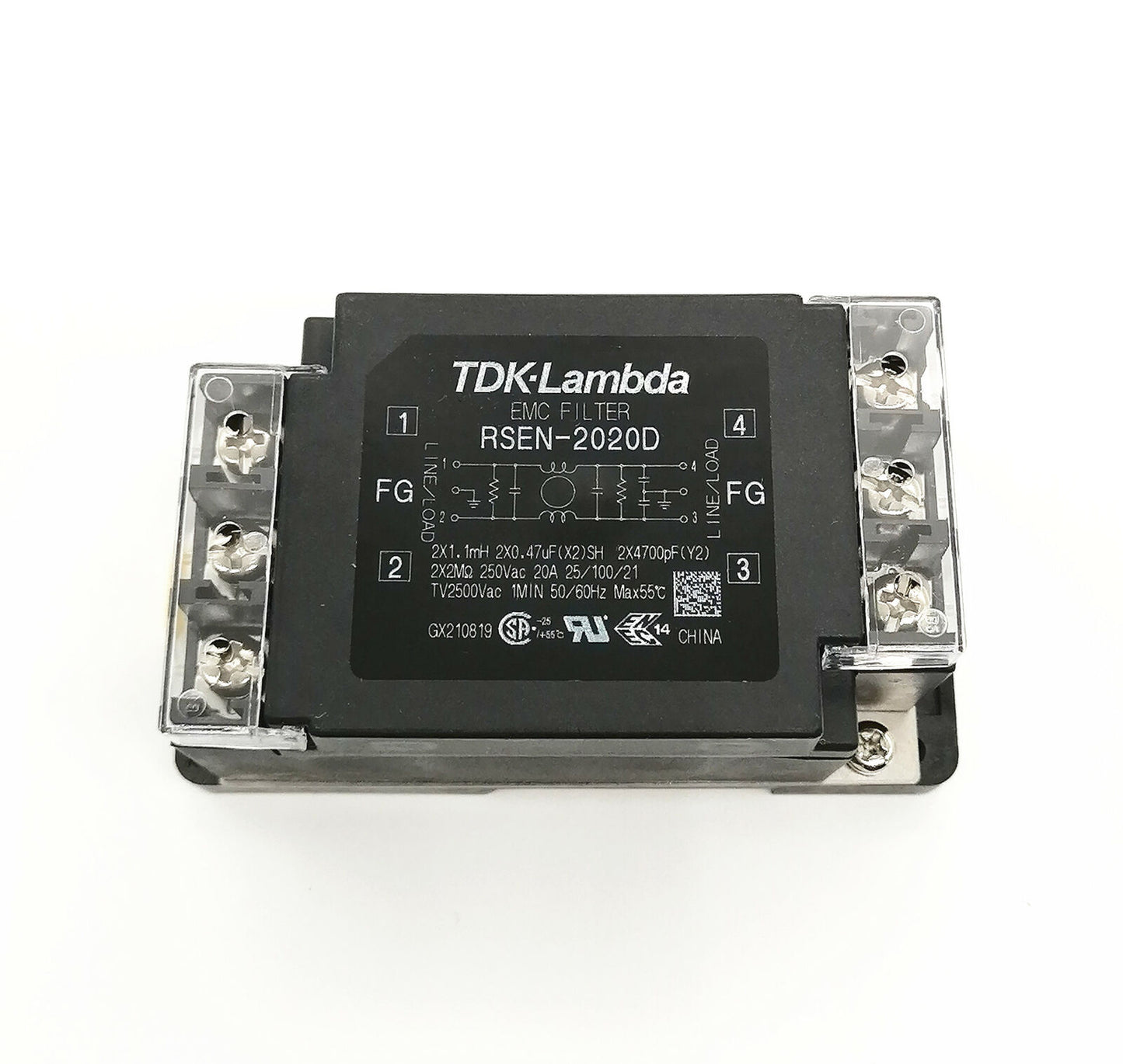 new 1pcs RSEN-2020D TDK-LAMBDA Power Line Filter EMC 20A Terminal Block DIN Rail - TDK-LAMBDA