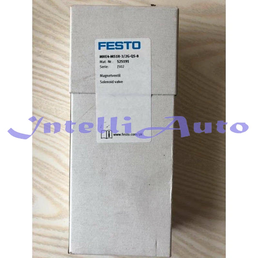 One Festo MHE4-MS1H-3/2G-QS-8 525191 Solenoid Valve MHE4MS1H3/2GQS8
