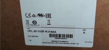 Allen Bradley VPL-B1152F-PJ14AA 480V AC Kinetix VP Servo Motors, High-performance industrial motor, built for durability and reliability - ALLEN BRADLEY