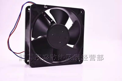 NONOI F1238E24B 12038 DC24V 0.35A 12CM 2-Wire Dual Ball Inverter Cooling Fan
