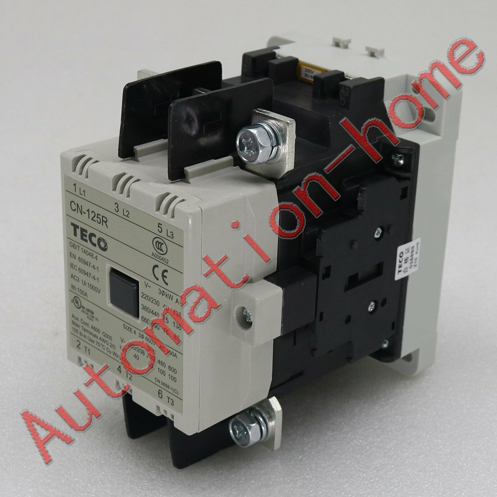 TECO CN-125R 220V Magnetic Contactor - TECO