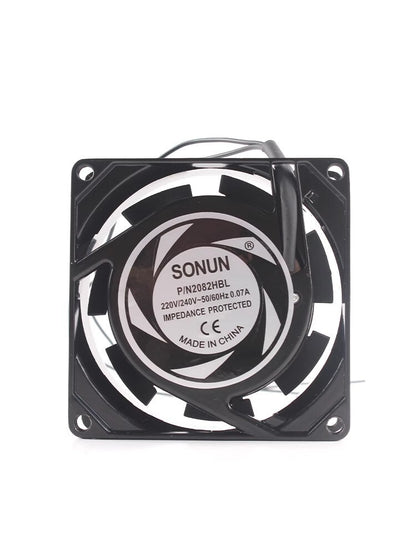 SONUN P/N2082HBL 8025 220V/240V 0.07A Ball AC Cooling Fan