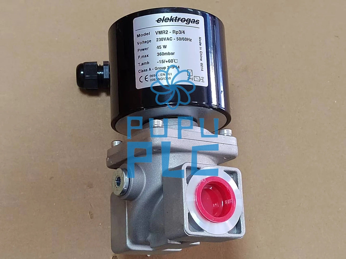 1PCS For Elektrogas Gas Solenoid Valve VMR2-Rp3/4 230VAC 45W 360mbar~