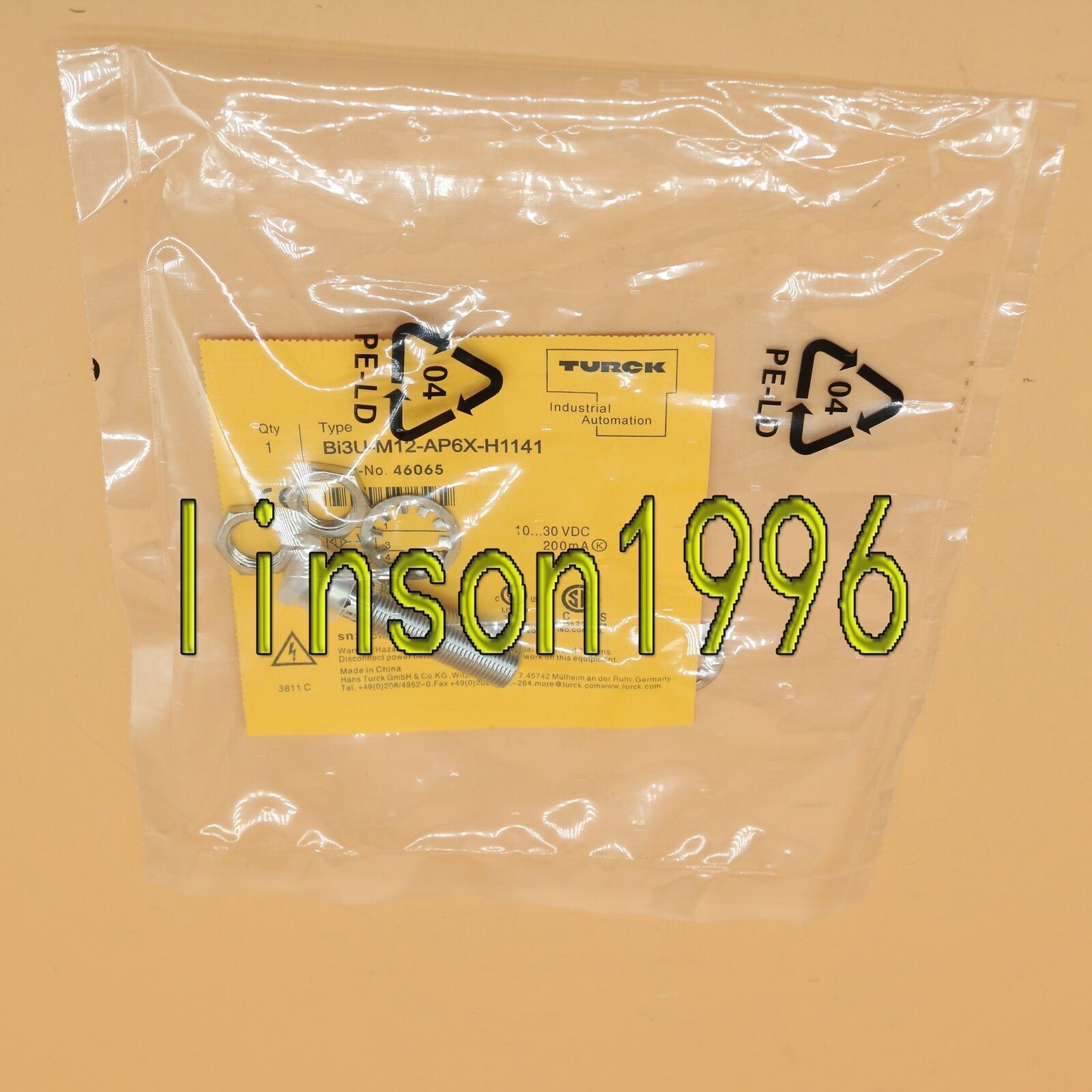 Turck BI3U-M12-AP6X-H1141 Proximity Sensor - TURCK