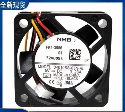 NMB 04010SS-05N-AL 5V 0.23A 3-Wire 4010 4cm Industrial Control Cooling Fan
