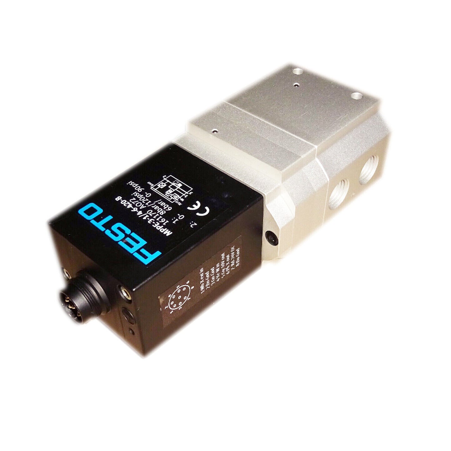 New In Box FESTO MPPE-3 1/4-6 420-B 161170 Pressure Regulator - FESTO