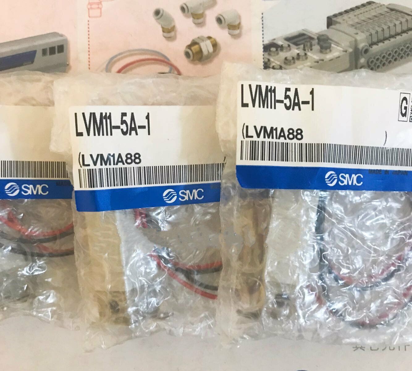 1PCS SMC Low-Voltage Liquid Solenoid Valve Module LVM11-5A-1 - SMC