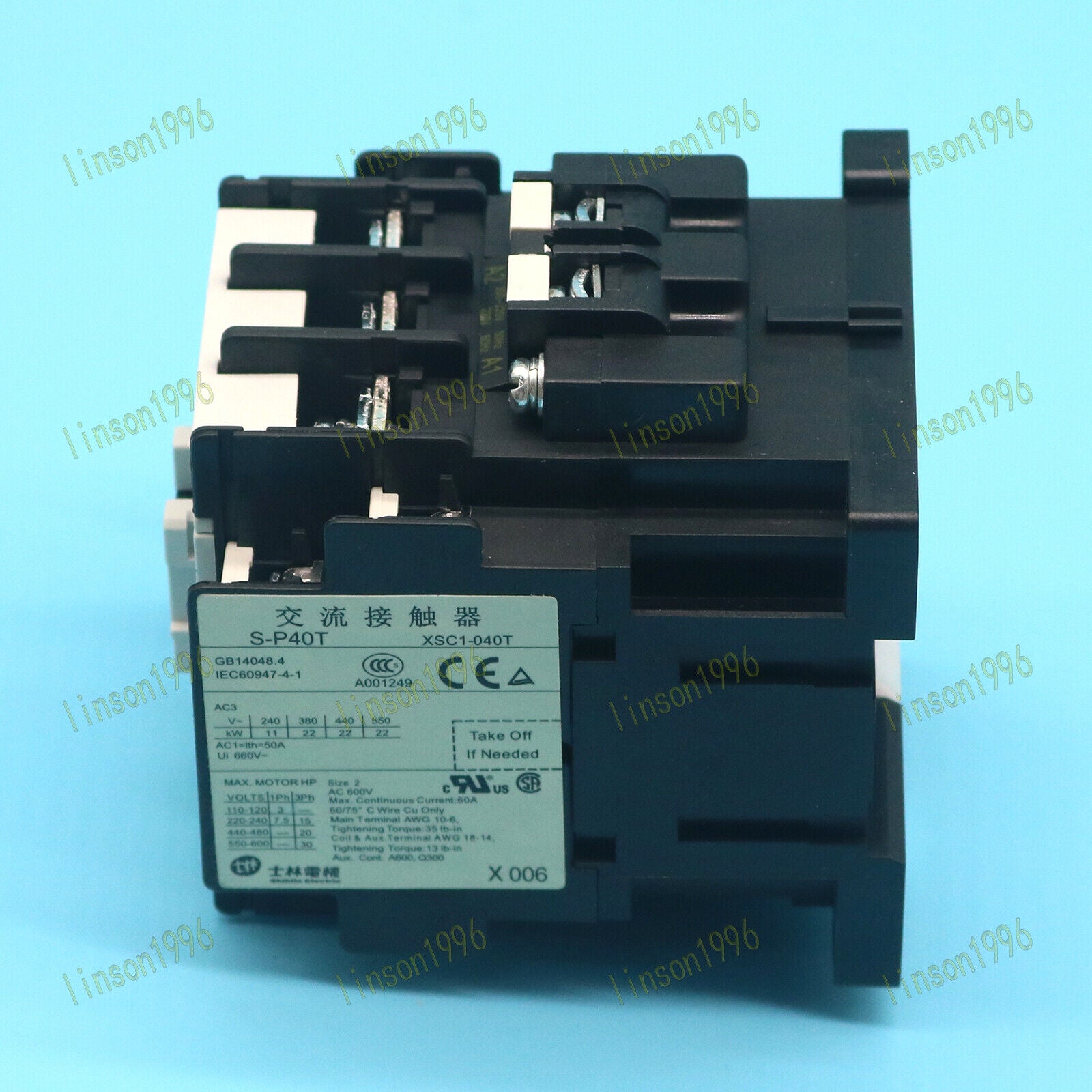 new 1pc  For Shihlin AC magnetic contactor S-P40T 220V spot stocks Shihlin