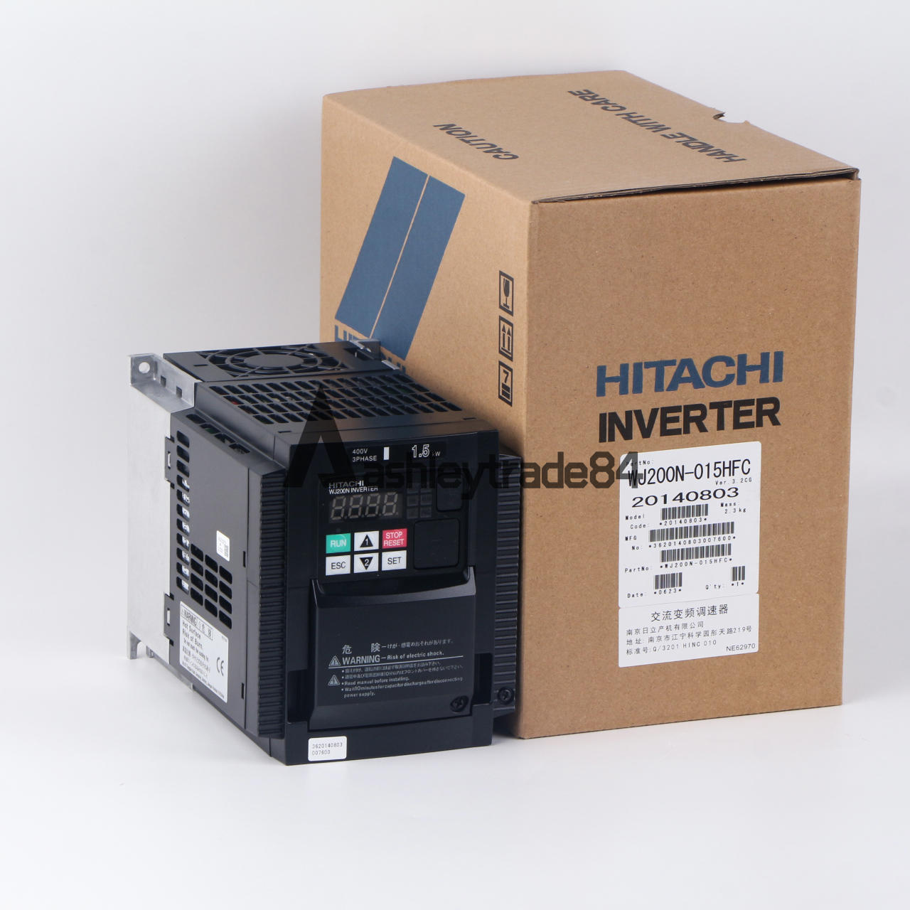 new 1PC  HITACHI Inverter WJ200N-015HFC 1.5KW