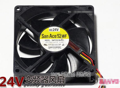 1pcs Sanyo 9WF0924H401 9025 24V 0.13A 9cm 3-wire inverter Fan