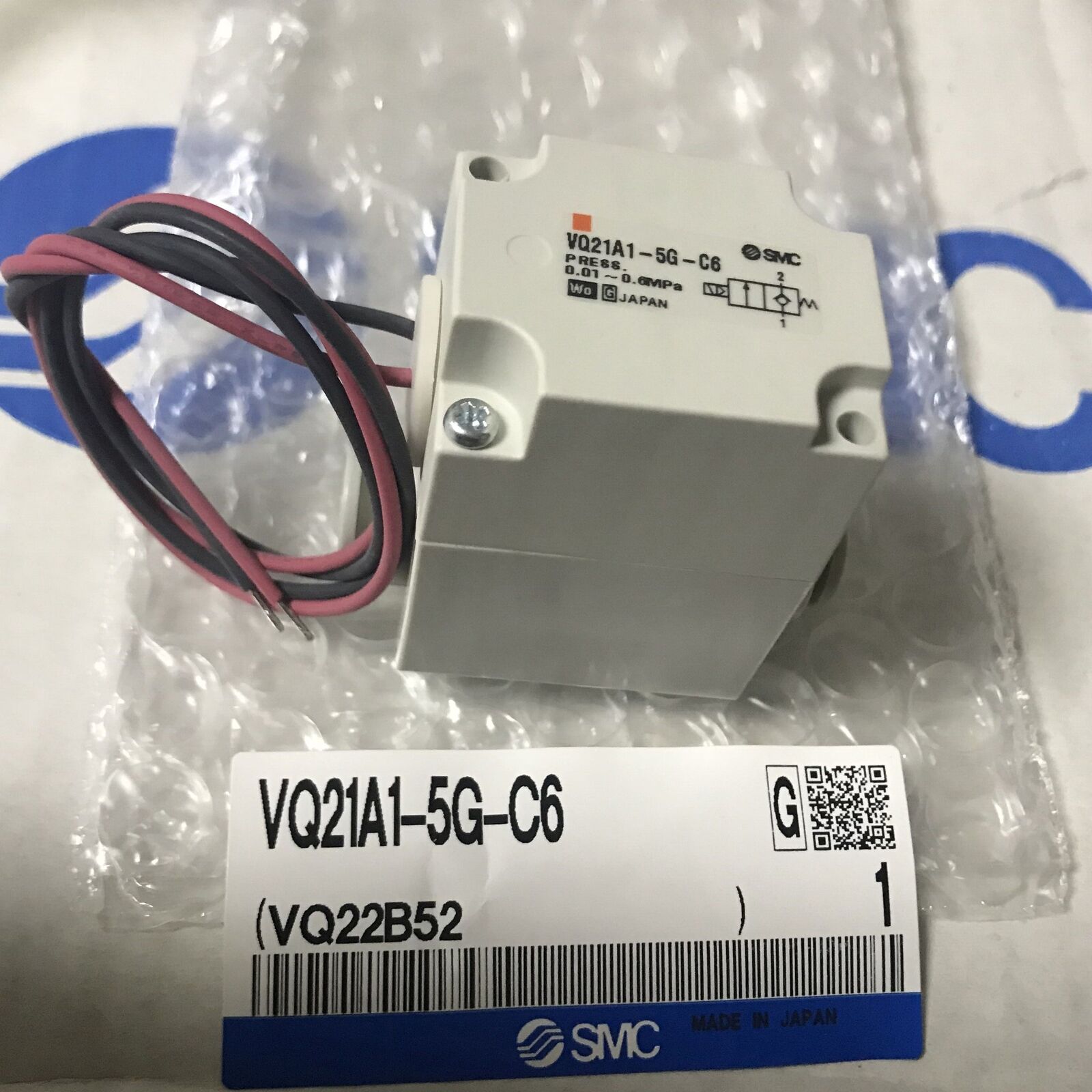 1PC SMC VQ21A1-5G-C6 electromagnetic solenoid valve kit - SMC