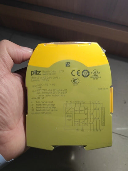 1PC NEW PILZ 750105 RELAY PNOZ S5 24VDC 2n/ot 750105 - PILZ