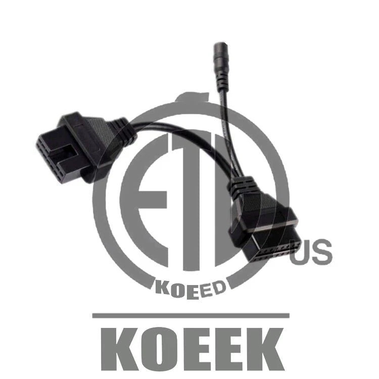 1pc For 12 Pin OBD1 to 16 Pin OBD2 Convertor Cable Diagnostic Scanner