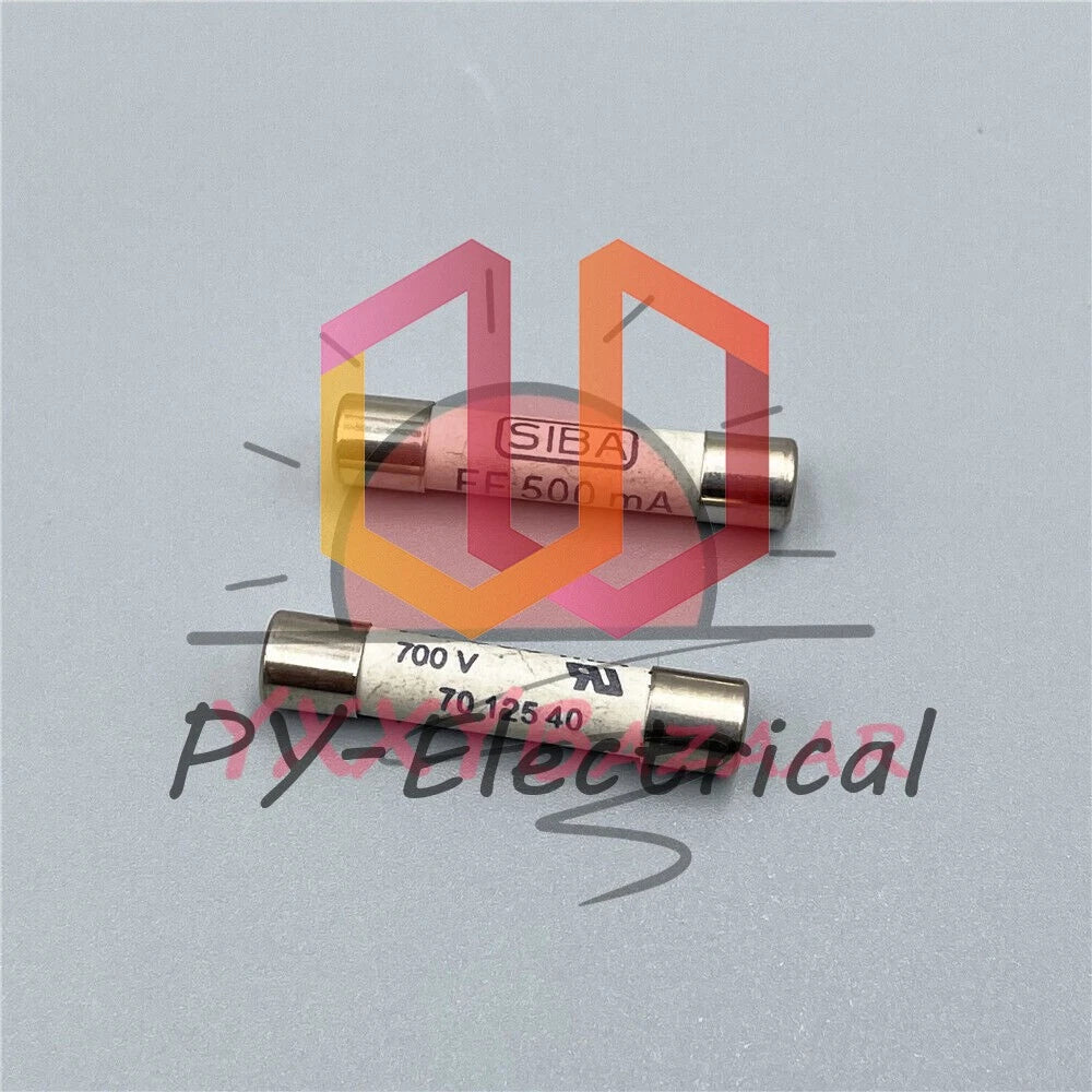 5pcs SIBA FF 500mA 700V 6.3x32mm Fast Acting Ceramic Fuse Links 195100 7012540