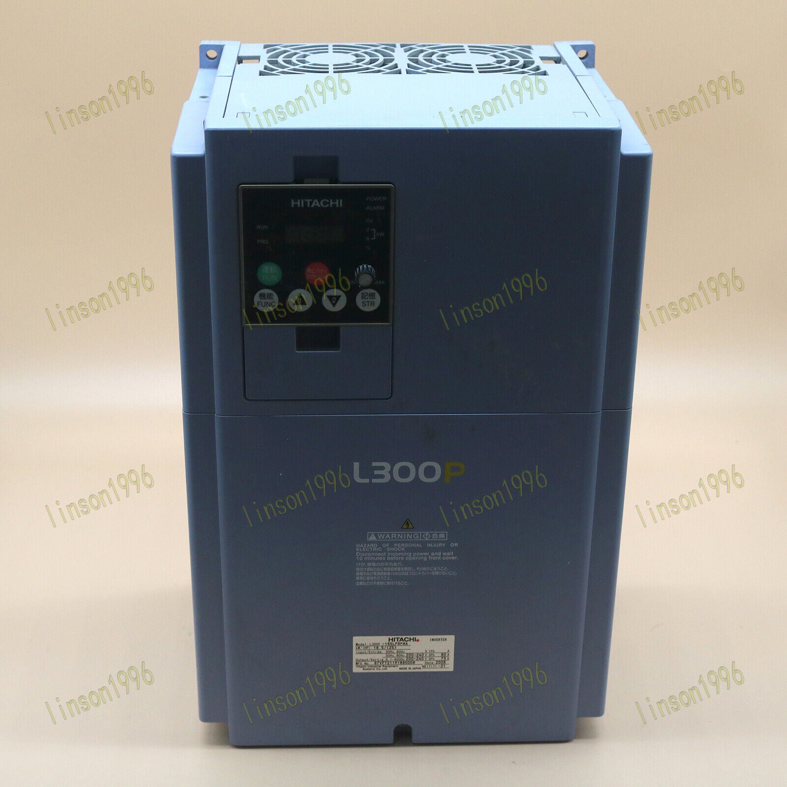 Used Hitachi L300P-185LFRFMA Inverter 220V 18.5KW Tested Good - HITACHI