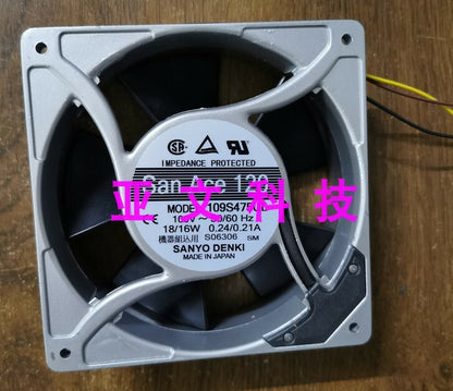 1pcs SANACE 109S475UL 100V 18 / 16W 12038 fan
