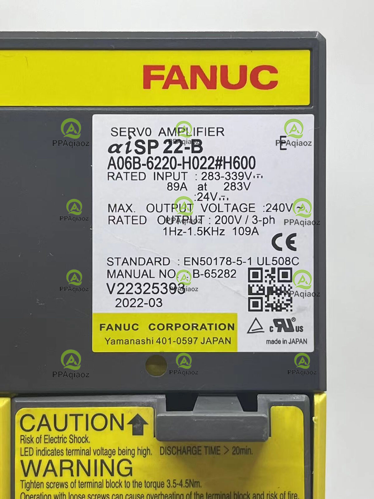 FANUC A06B-6220-H022#H600 Servo Driver with UPS - FANUC
