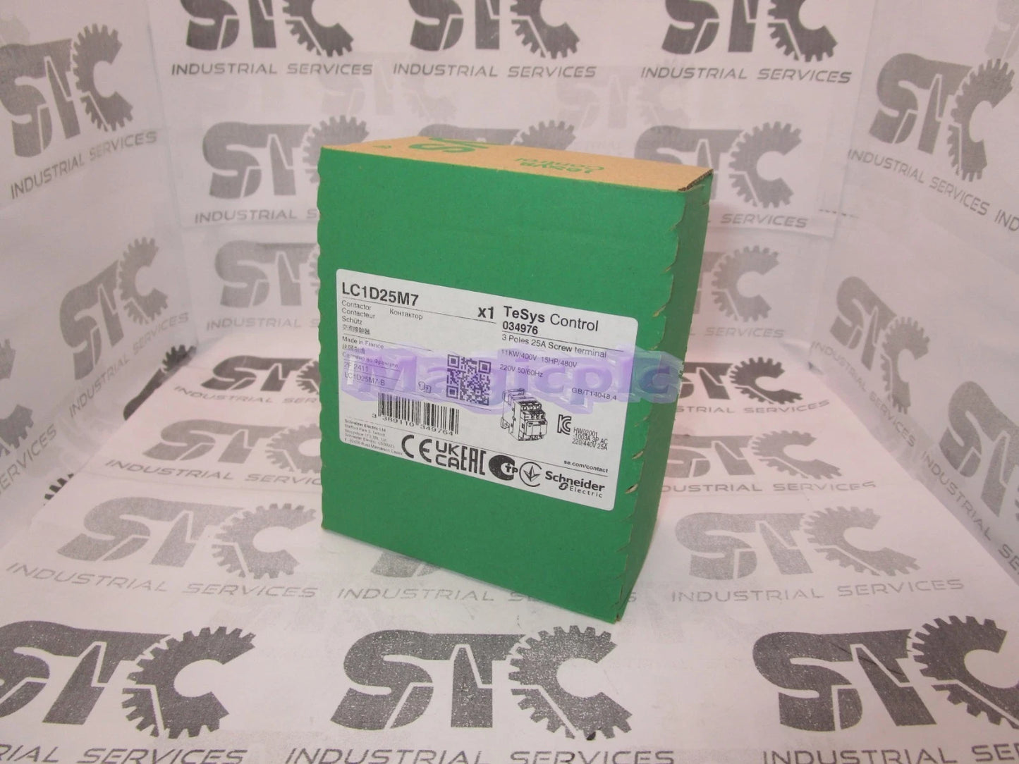 1PCS Schneider LC1D25M7 Contactor 3 poles 25 Amps Screw 220V 50/60 Hz