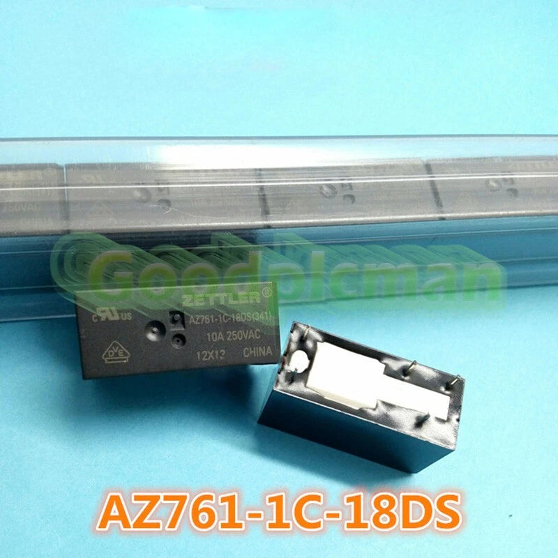 1pc ZETTLER AZ761-1C-18DS Power Relay 18VDC 5Pin 10A 250VAC