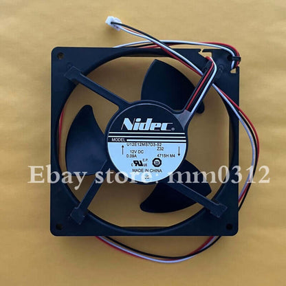 Nidec MODEL U12E12MS7D3-52Z32 12VDC 3-Wire Cooling Fan