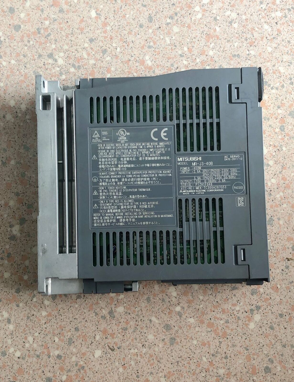 used ONE Mitsubishi MRJ340B Servo Drive – Fully Tested - MITSUBISHI
