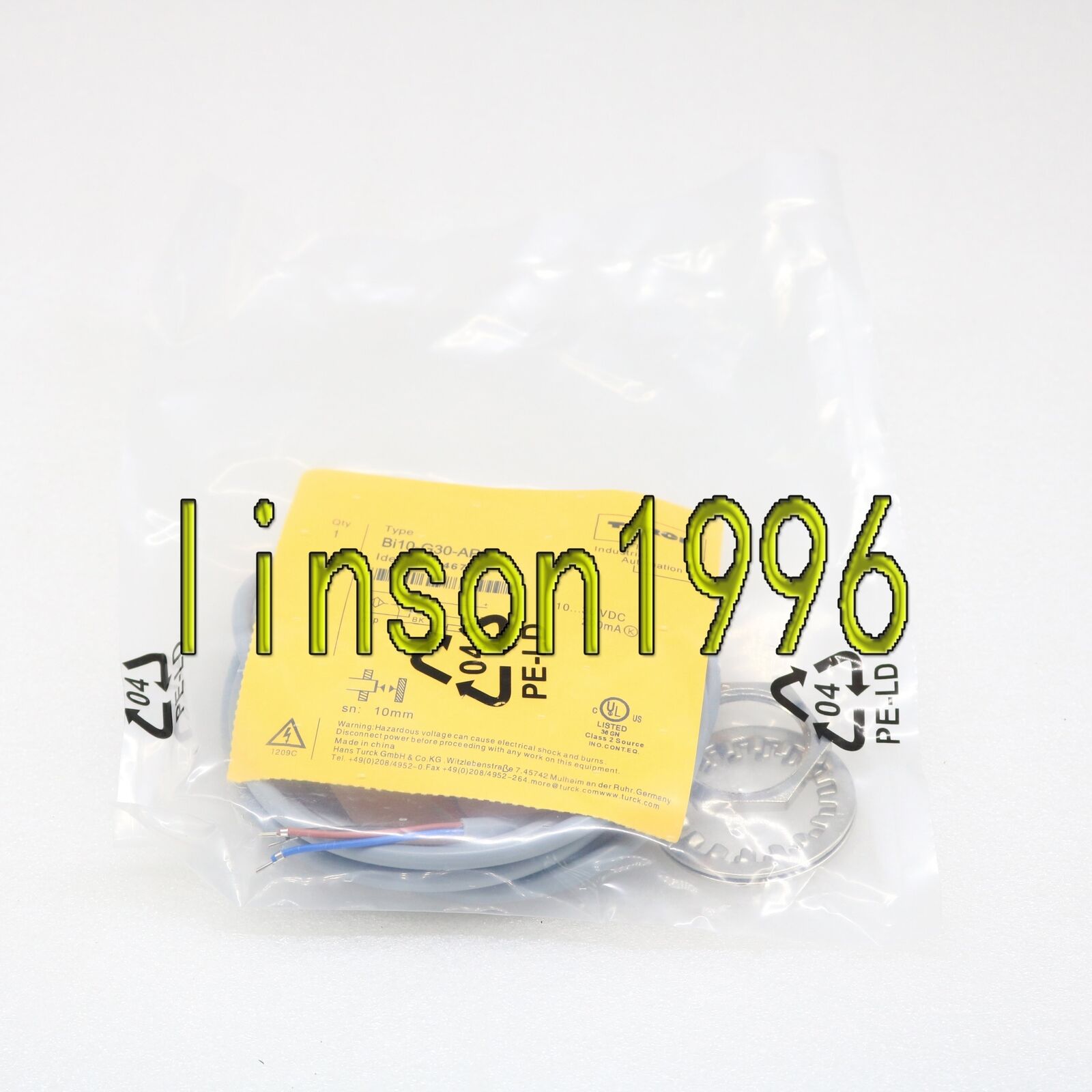 Turck Proximity Sensor BI10-G30-AP6X - TURCK