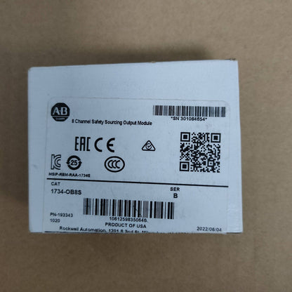 Allen-Bradley 1734-OB8S Safety Output Module: 8-Point Safety Source - ALLEN-BRADLEY