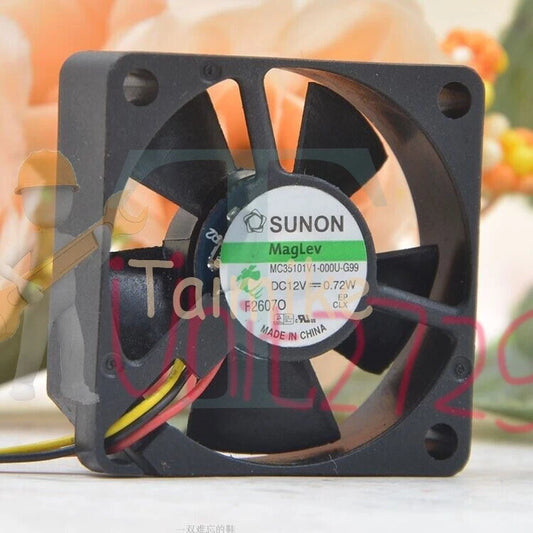 1PC 3.5CM 3-wire silent cooling small fan MC35101V1-000U-G99 12V 0.72W~