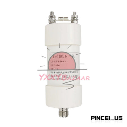 1:9 Ratio Balun 1-56MHz 200W 50 Ohm to 450 Ohms Shortwave HAM Antenna Balun SSB
