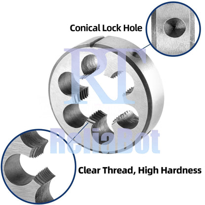1PCS M42 X 2 Tap and Die Set Right Hand, M42X2 Machine Tap and Round Die