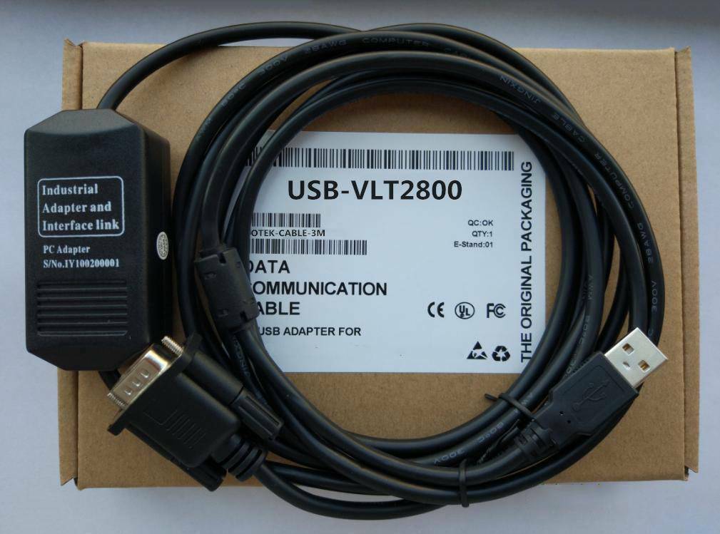 1PC USB-VLT2800 USBVLT2800 Cable Danfoss VLT2800 2900 Inverter Commissioning