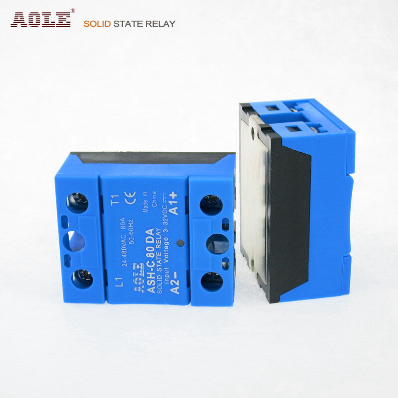 new SSR single phase solid state relay 80A DC-AC ASH-C 80DA