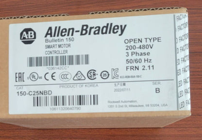 Allen-Bradley 150-C25NBD SMC-3 25A Smart Motor Controller NEW Sealed - ALLEN-BRADLEY