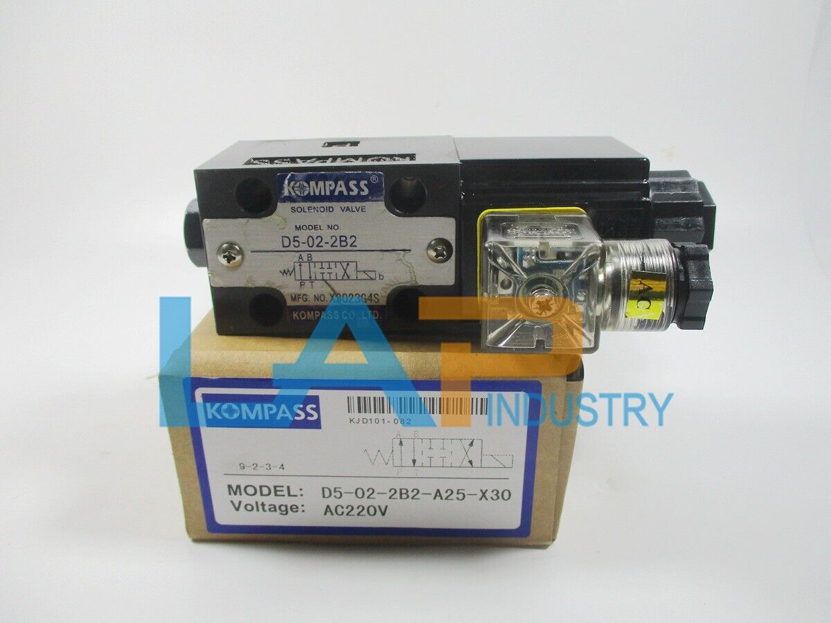 new 1PCS  for KOMPASS Solenoid valve D5-02-2B2-A25 AC220V