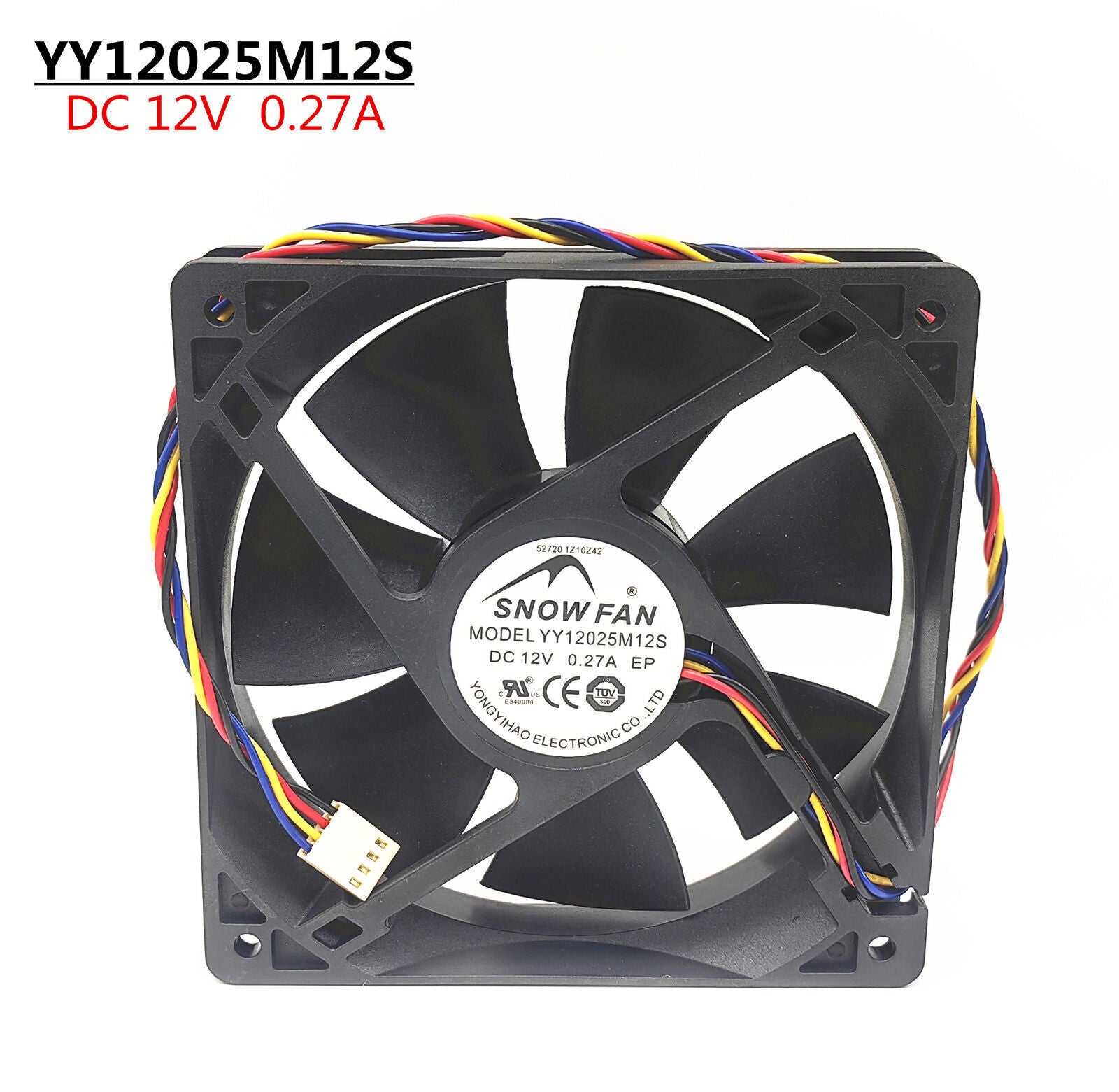 Efficient cooling fan for computer power supply YY12025M12S - SNOWFAN