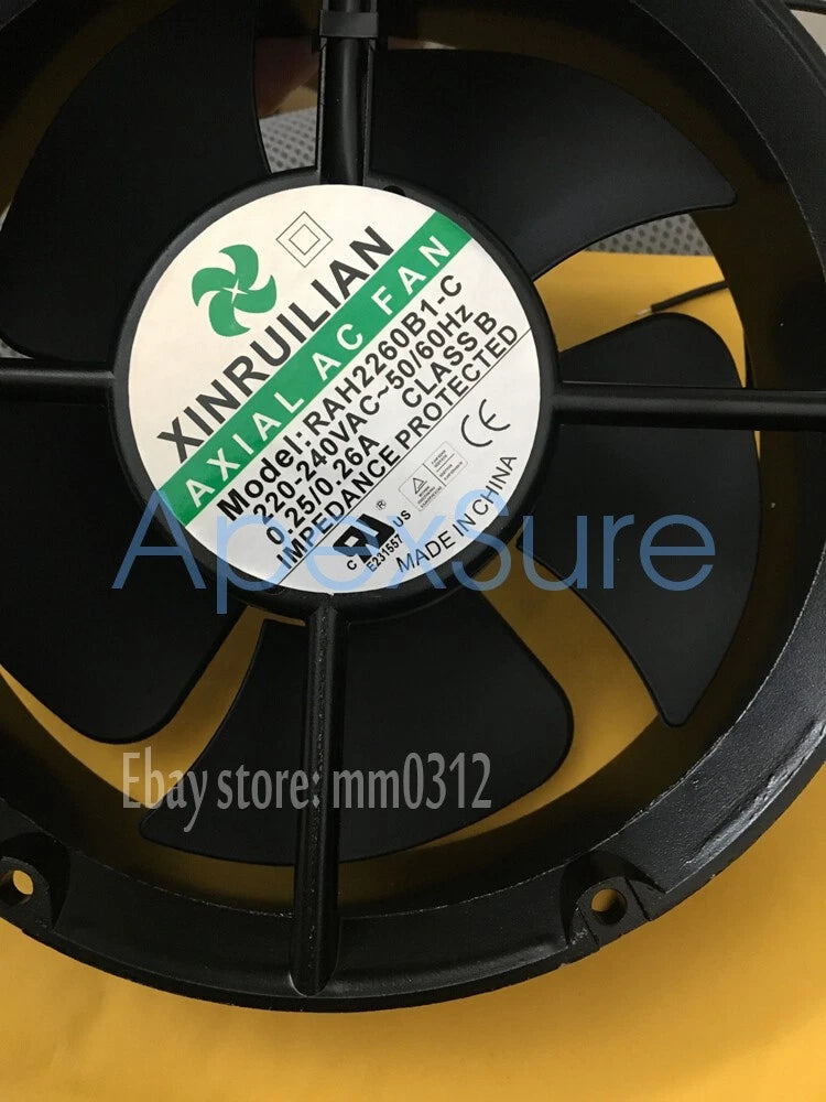 1pcs XINRUILIAN RAH2260B1-C 220V 0.25/26A 20060 20CM fan 2 wire