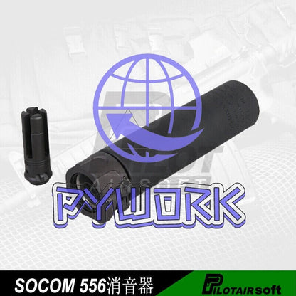 Soft Airsoft SOCOM 556 RC2 Suppressor - 14mm ccw CCW Water Soft Ammo Accessories