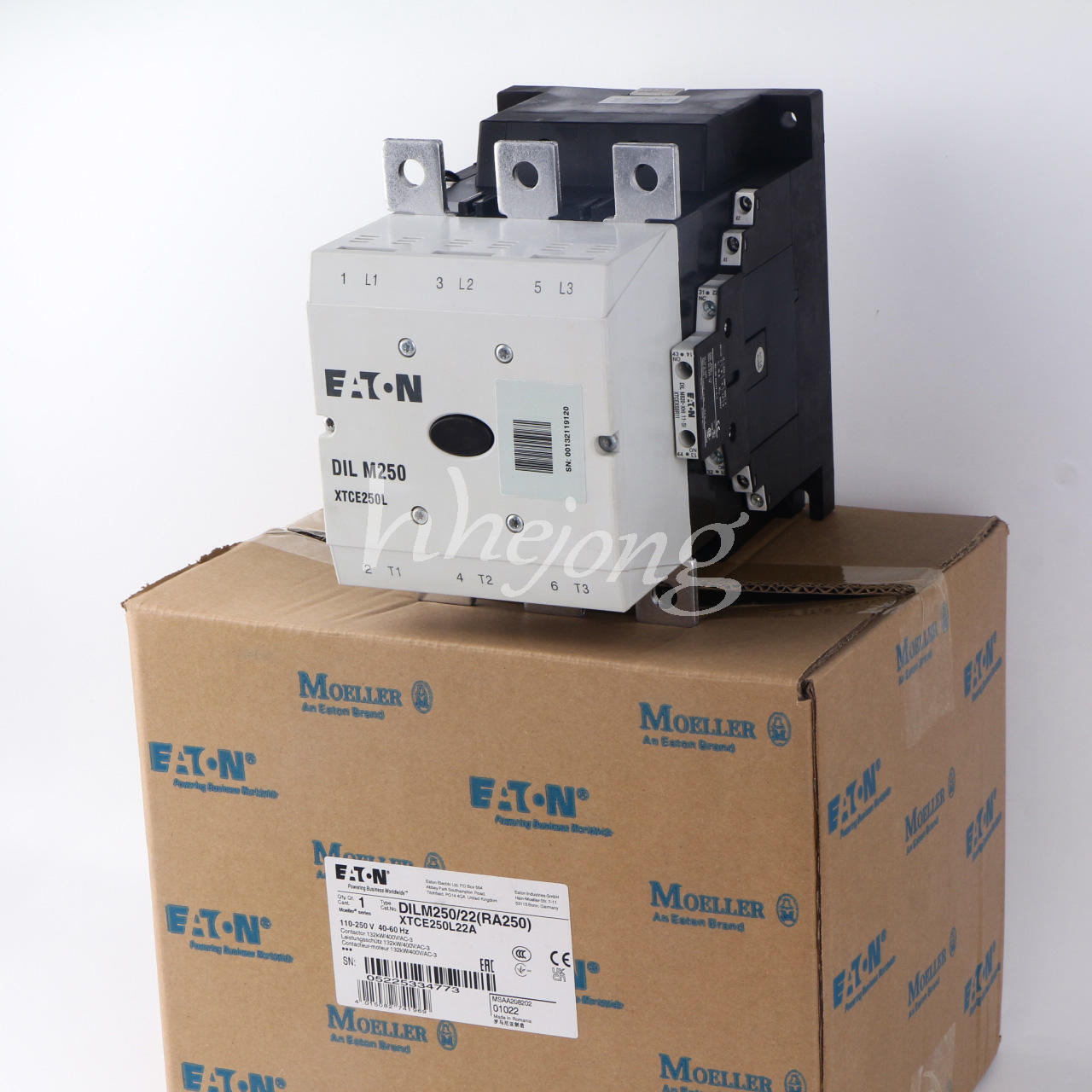 new 1PCS  Eaton DILM250/22(RA250) Eaton