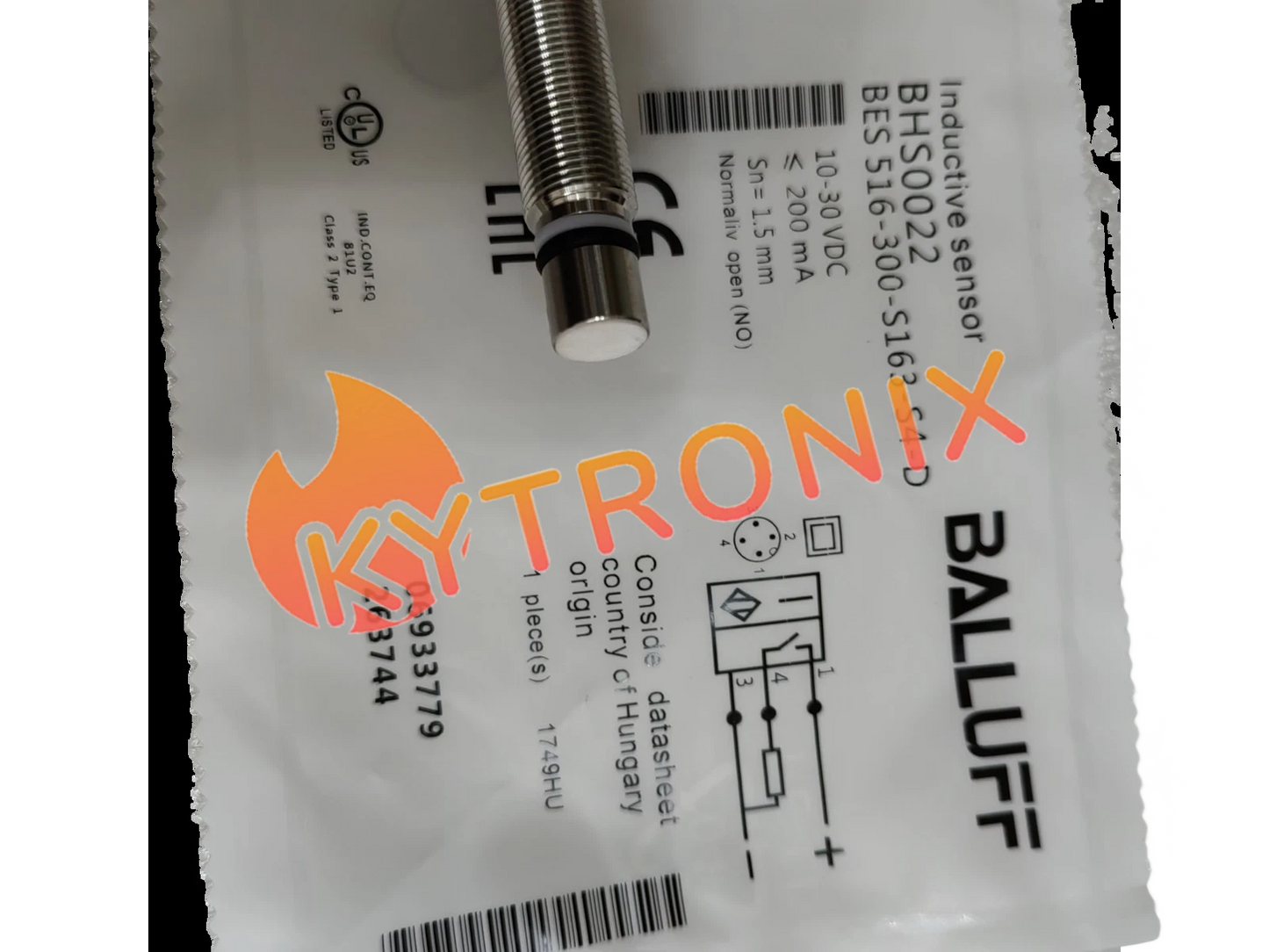 BALLUFF BES 516-300-S163-S4-D (BHS0022) Inductive Standard Sensors PNP