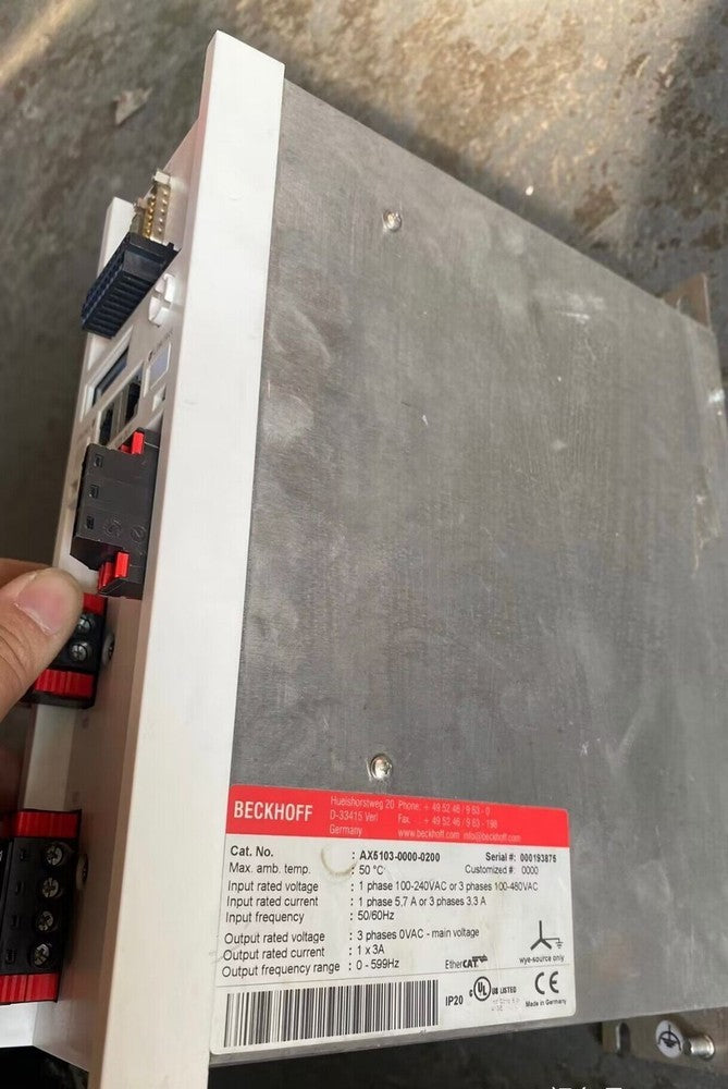 BECKHOFF AX5103-0000-0200 SERVO DRIVER AX510300000200